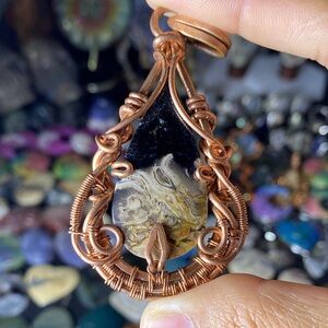 Palmroot Wire Wrapped Pendant